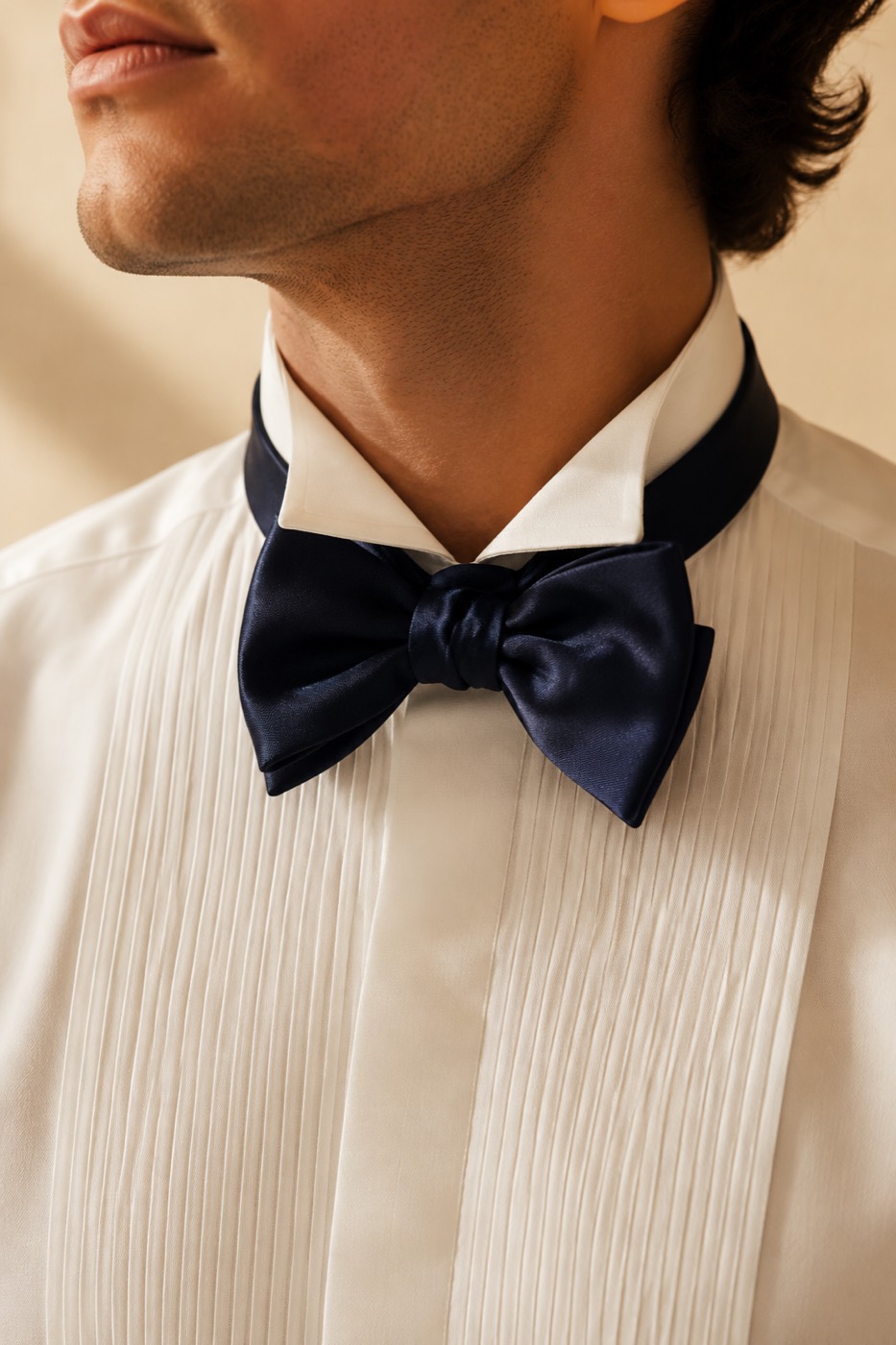 Bow Tie & Cravat Set, styled