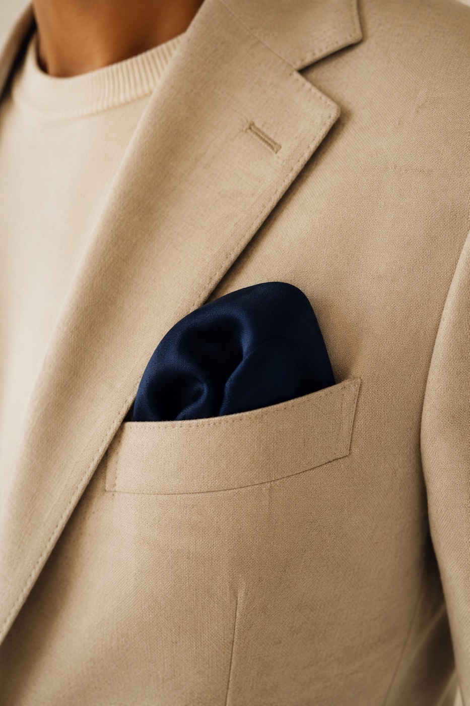 Pure Silk Pocket Square Set, styled
